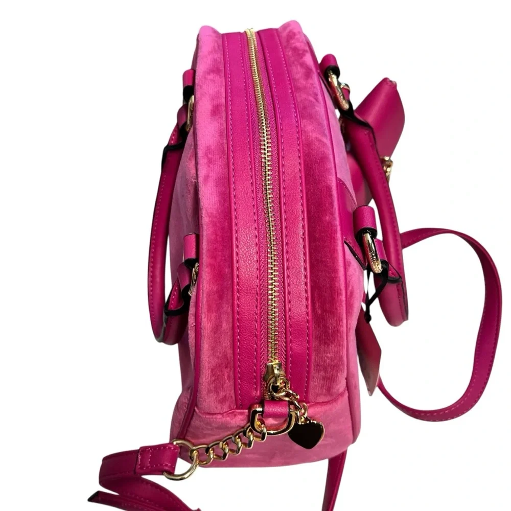 Juicy Couture NWT Pink Satchel with Gold Hardware and Detachable Strap